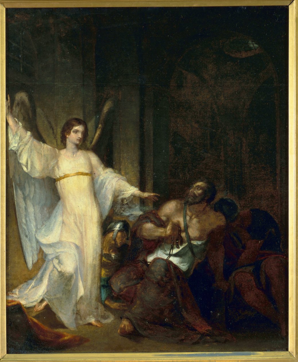 Ange libérant Saint Pierre de la prison, vers 1814 - Washington Allston