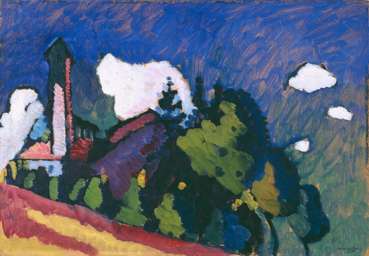 V. Kandinsky. Paysage - Wassily Kandinsky