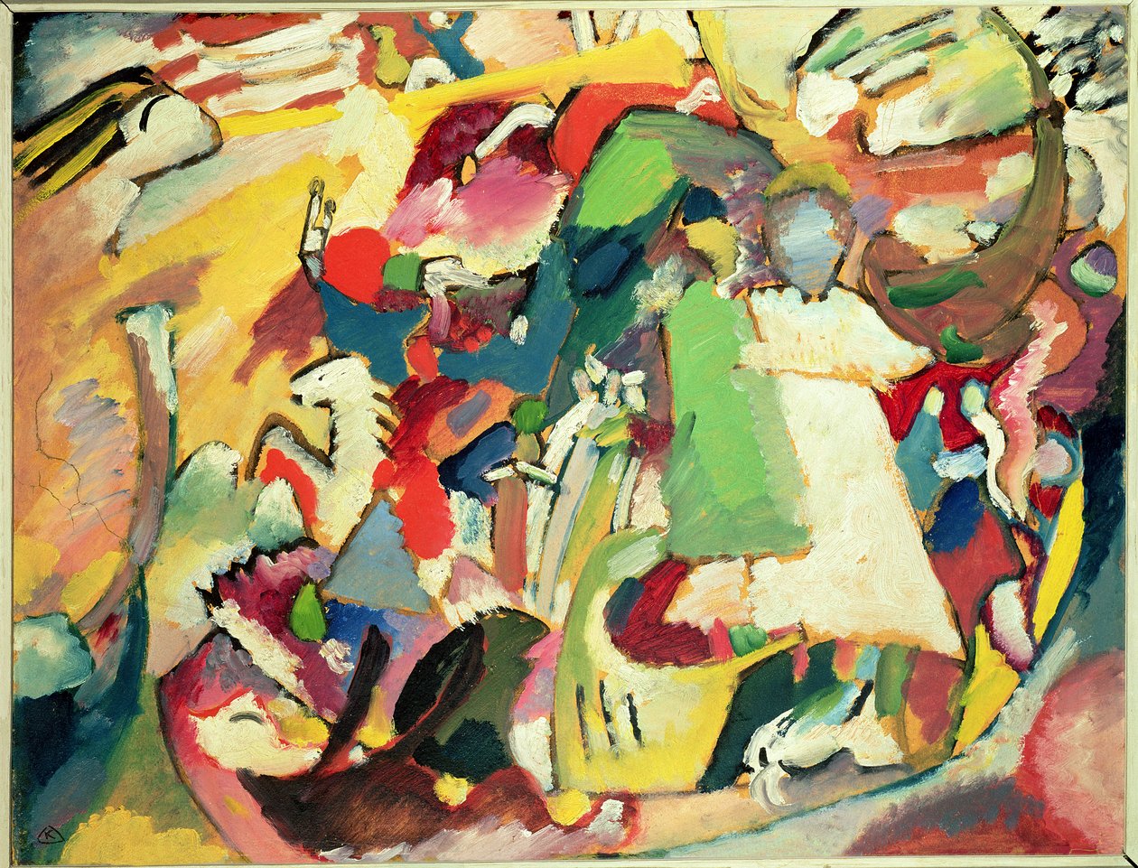 Tous les Saints, No. 1, 1910 - Wassily Kandinsky