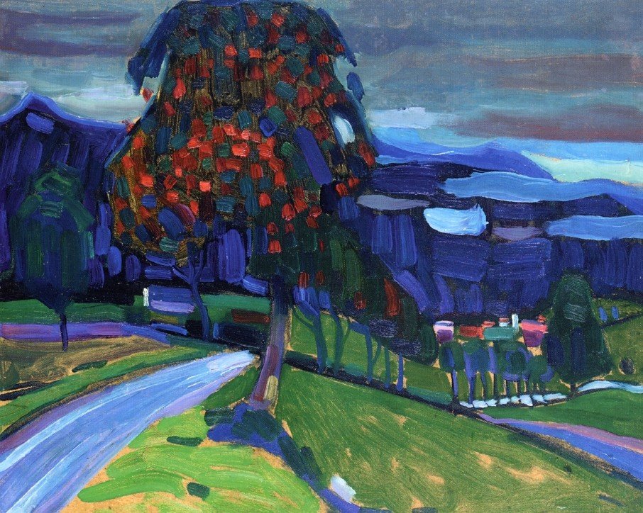 Automne à Murnau - Wassily Kandinsky