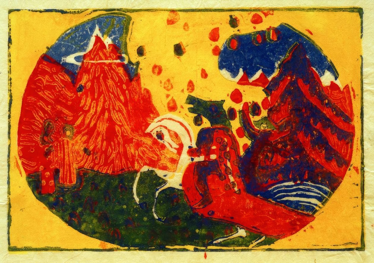 Montagnes - Wassily Kandinsky