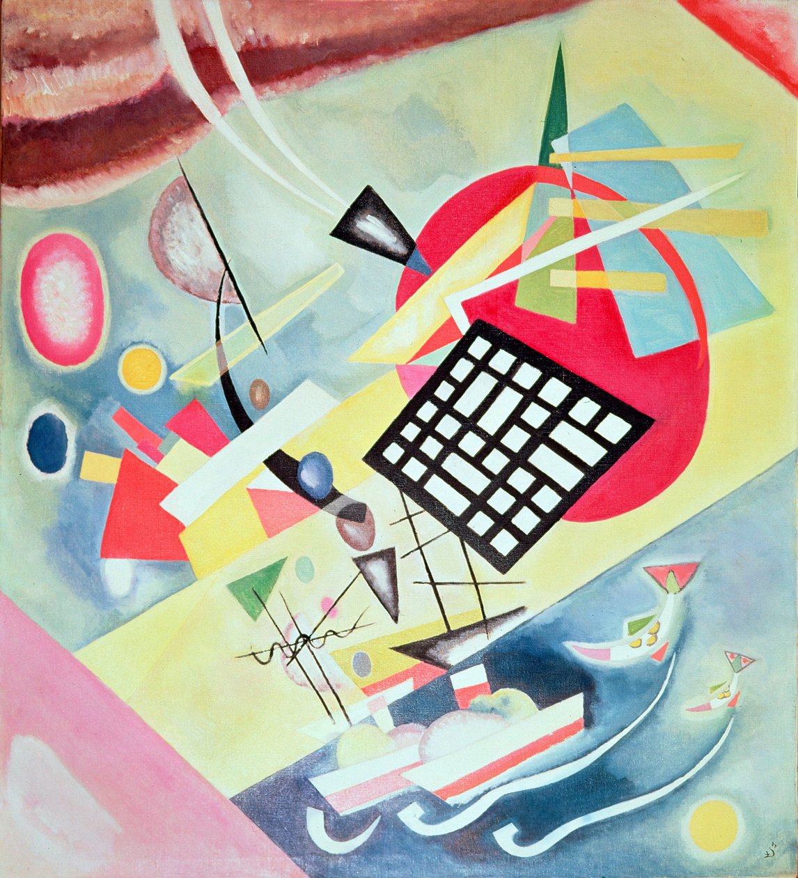 Réseau noir, 1922 - Wassily Kandinsky