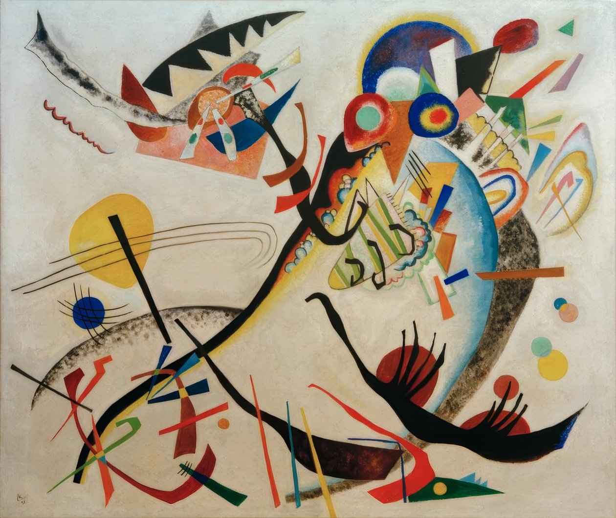 Segment bleu - Wassily Kandinsky