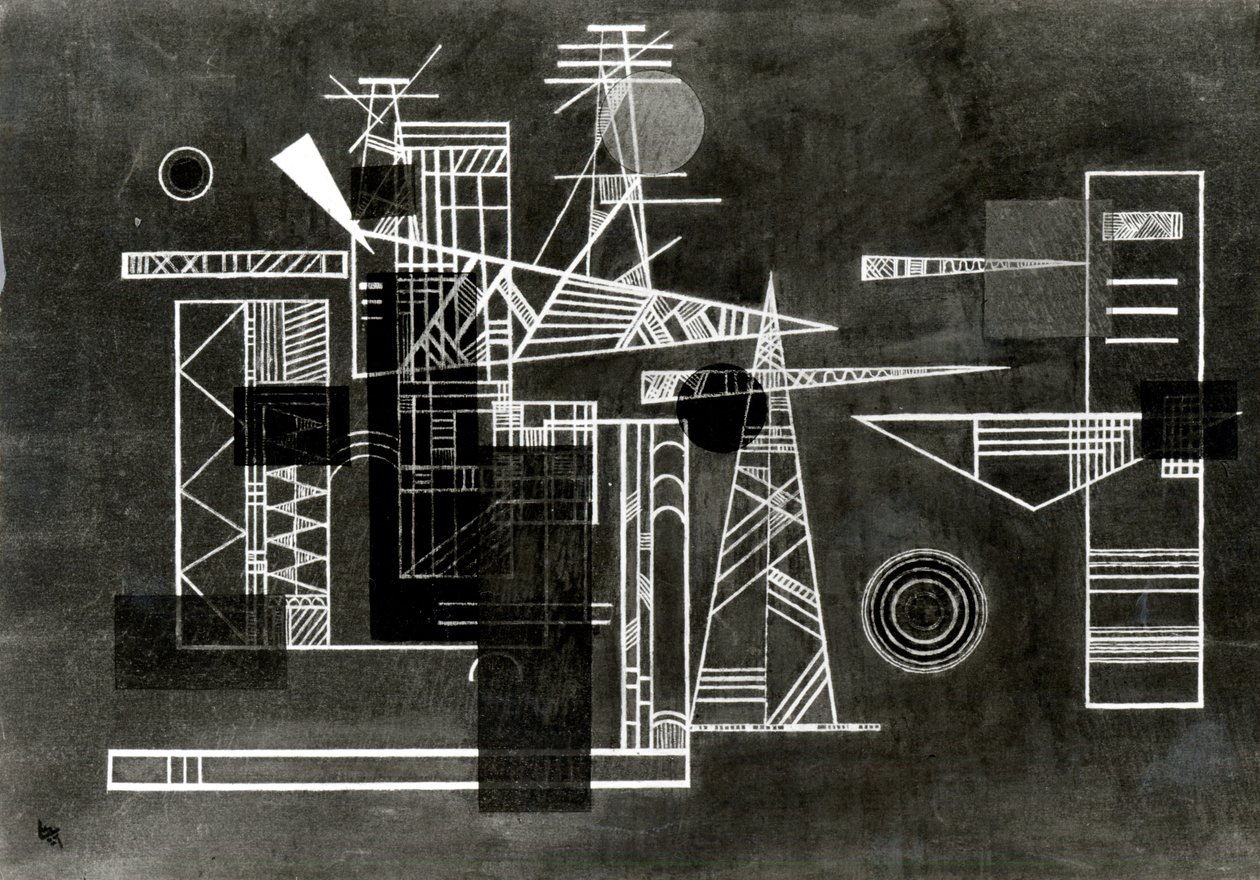 Construction avec des points, 1927 - Wassily Kandinsky