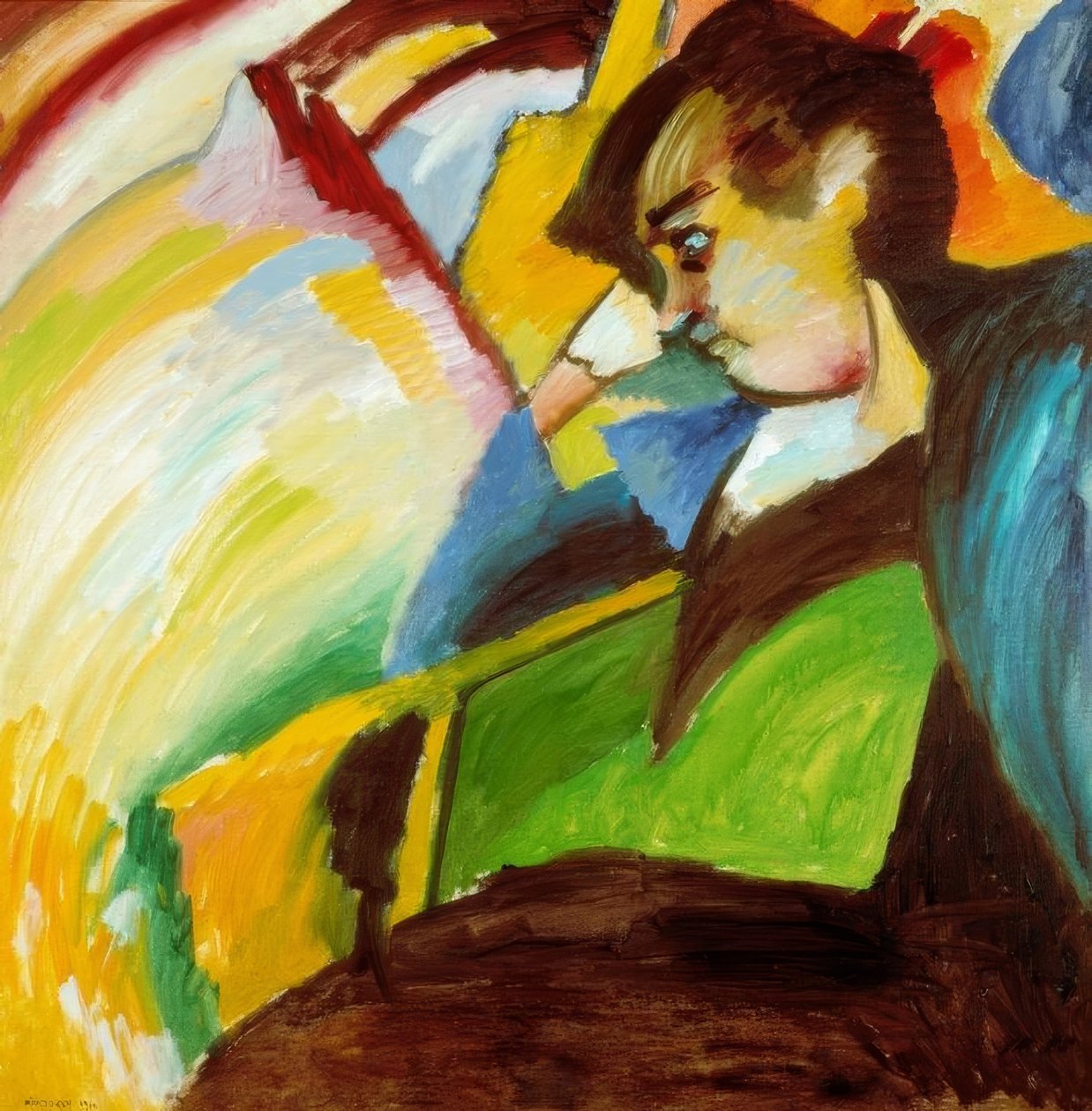 Dame - Wassily Kandinsky