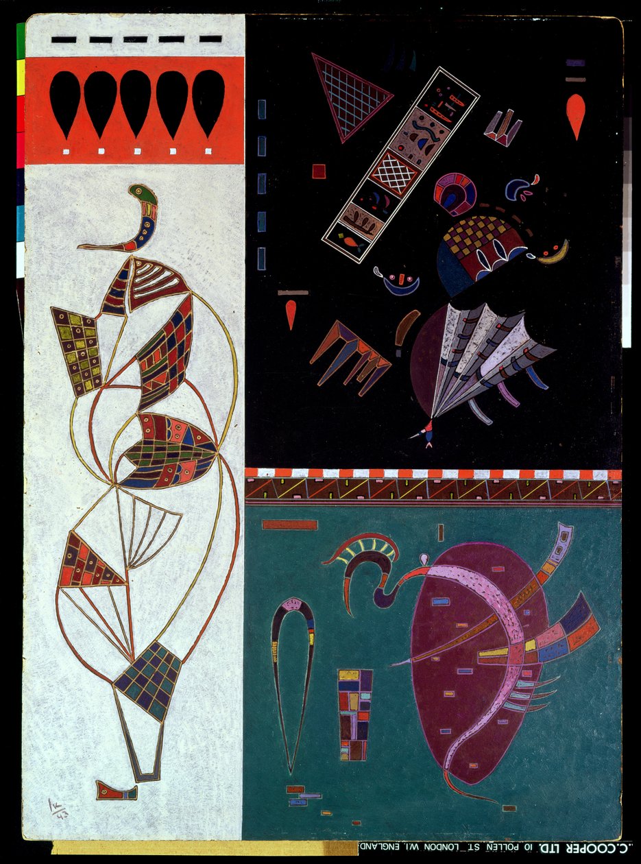 Unité de Division, 1943 - Wassily Kandinsky