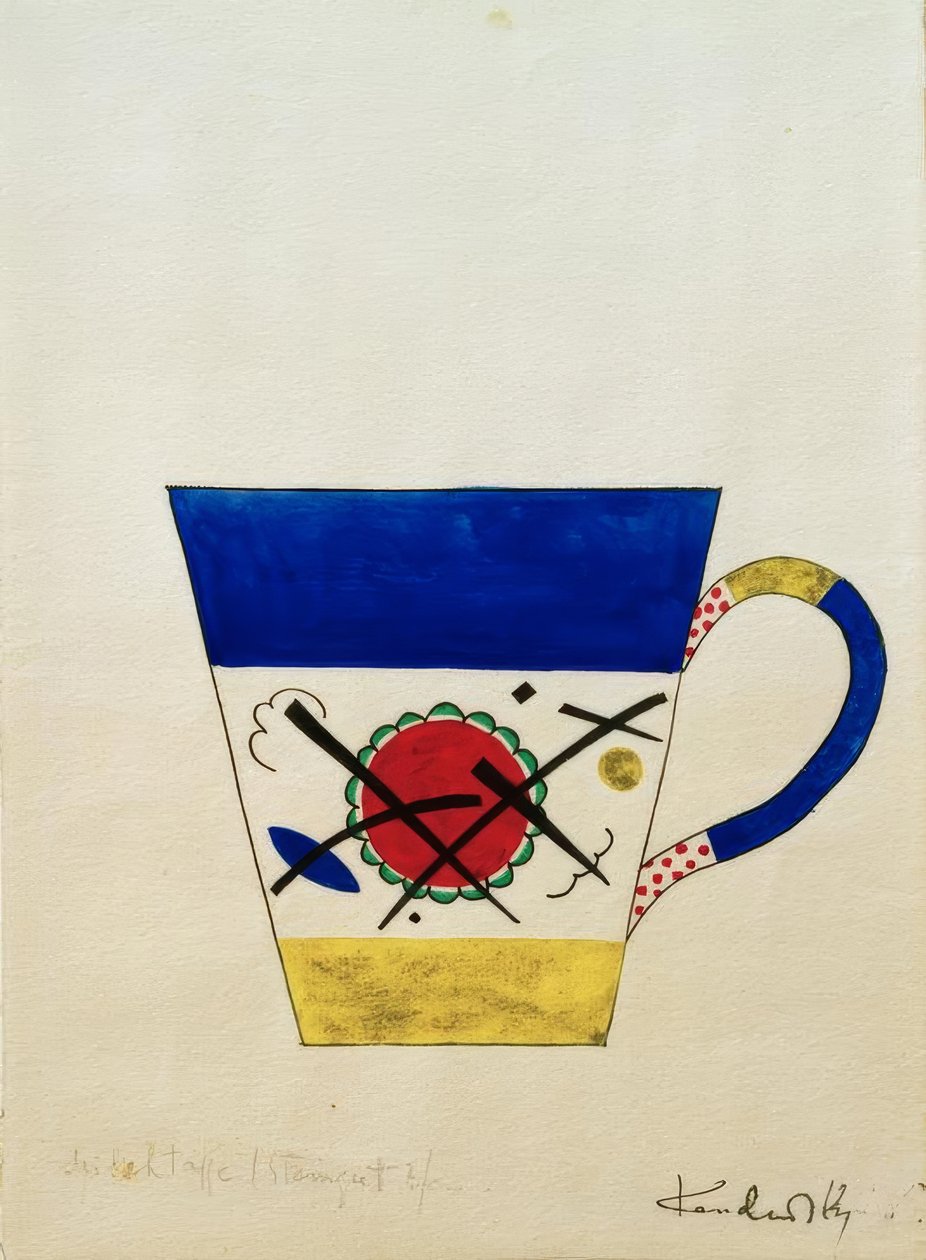 Projet pour une tasse à lait - Wassily Kandinsky