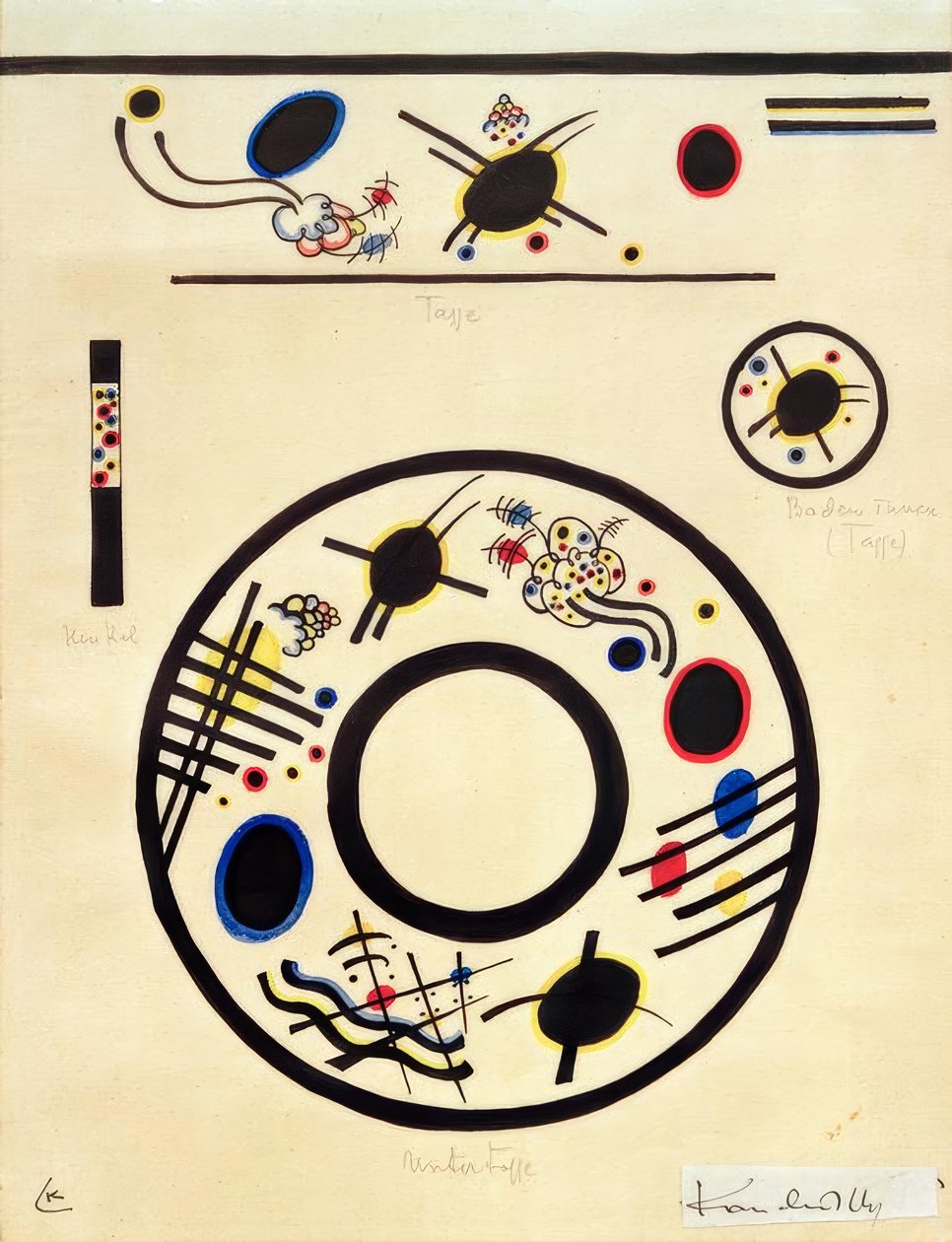 Projet pour une tasse et une soucoupe - Wassily Kandinsky