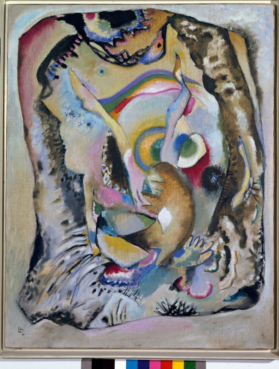 Expressionnisme : "Peinture sur fond clair" Peinture de Vassily Kandinsky - Wassily Kandinsky