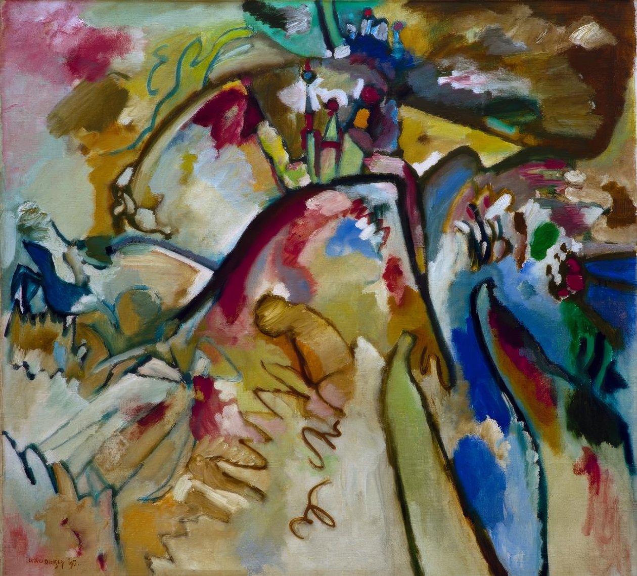 Improvisation 21a - Wassily Kandinsky