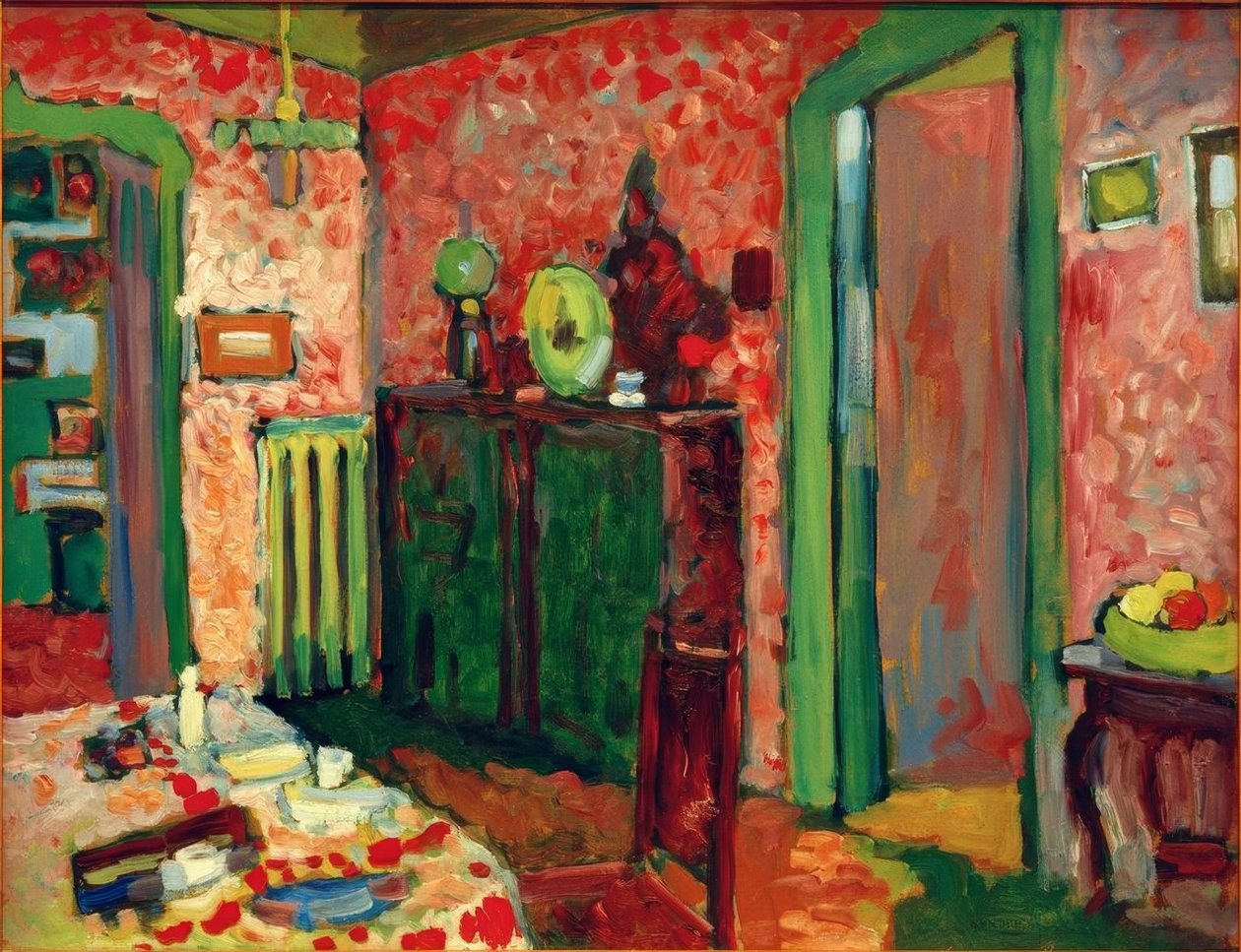 Intérieur (Ma salle à manger) - Wassily Kandinsky
