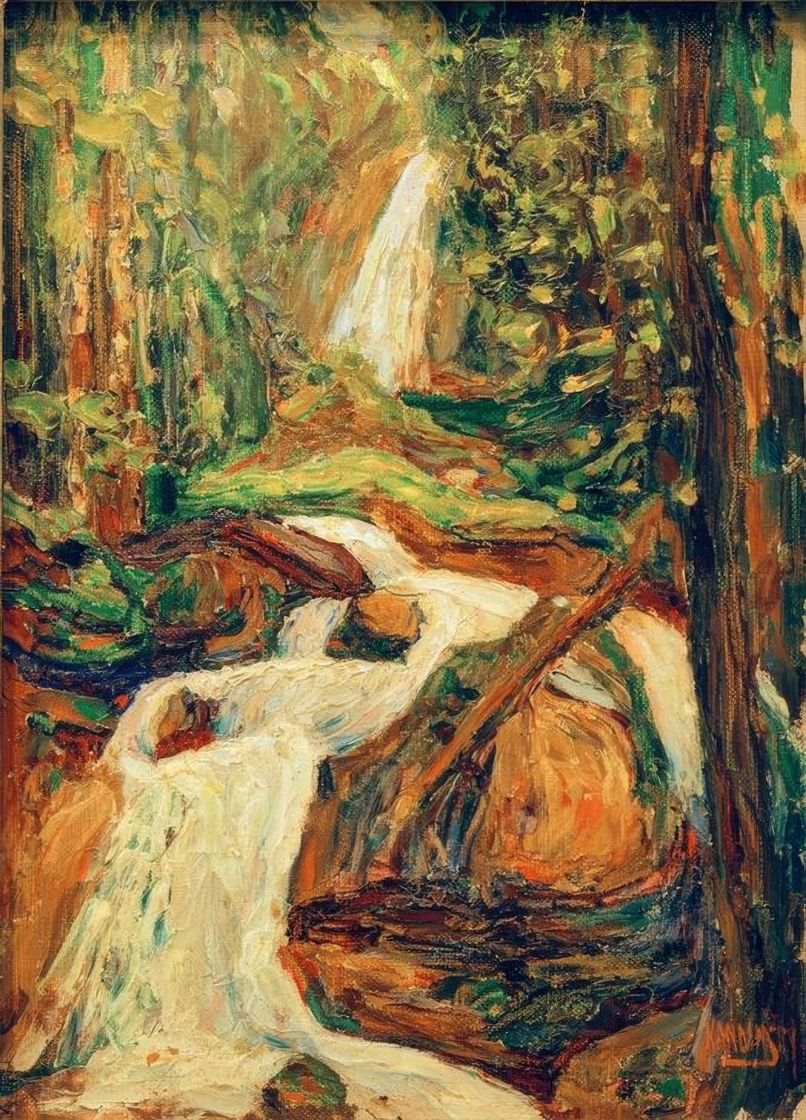 Kochel – Cascade I - Wassily Kandinsky