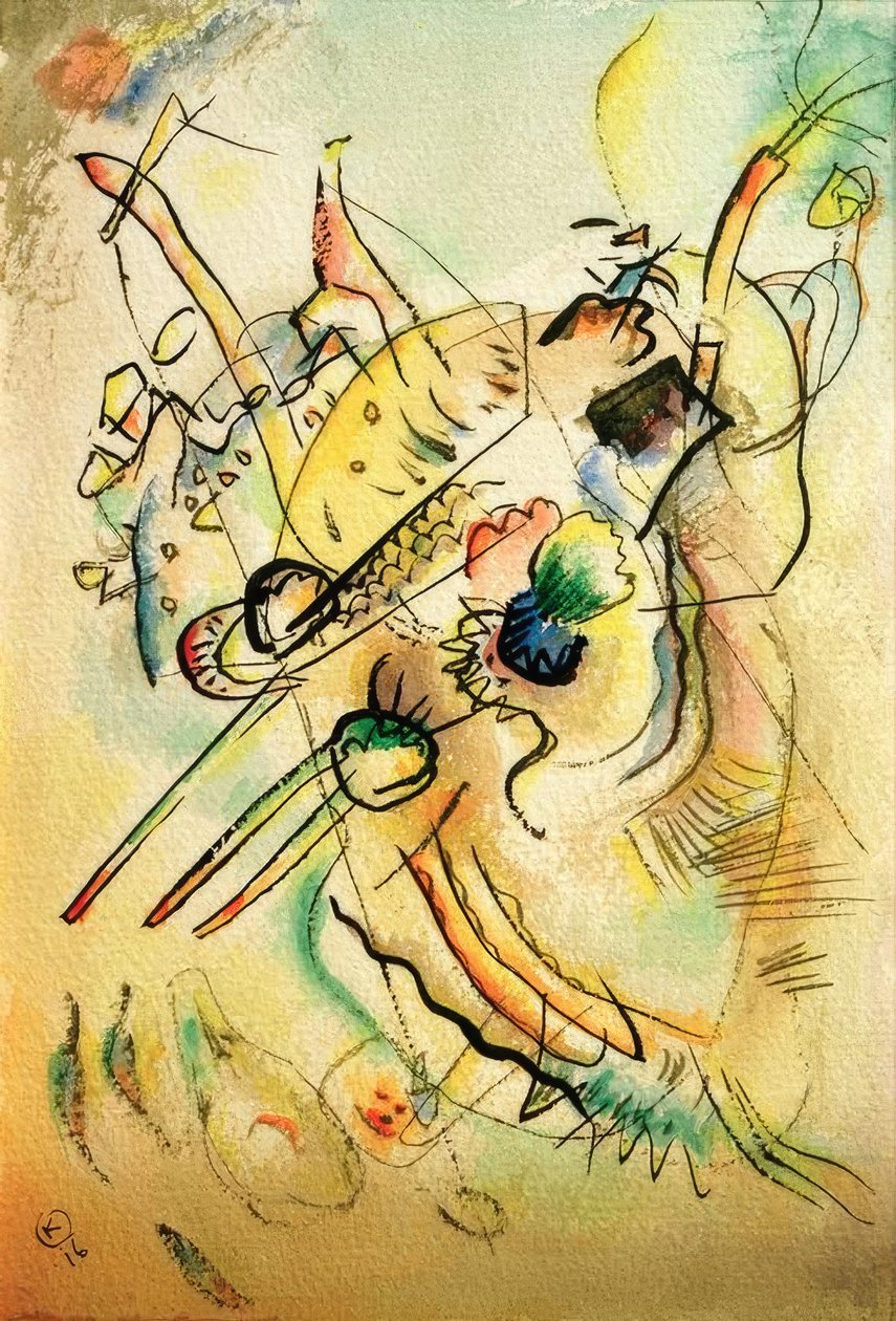 Composition D - Wassily Kandinsky