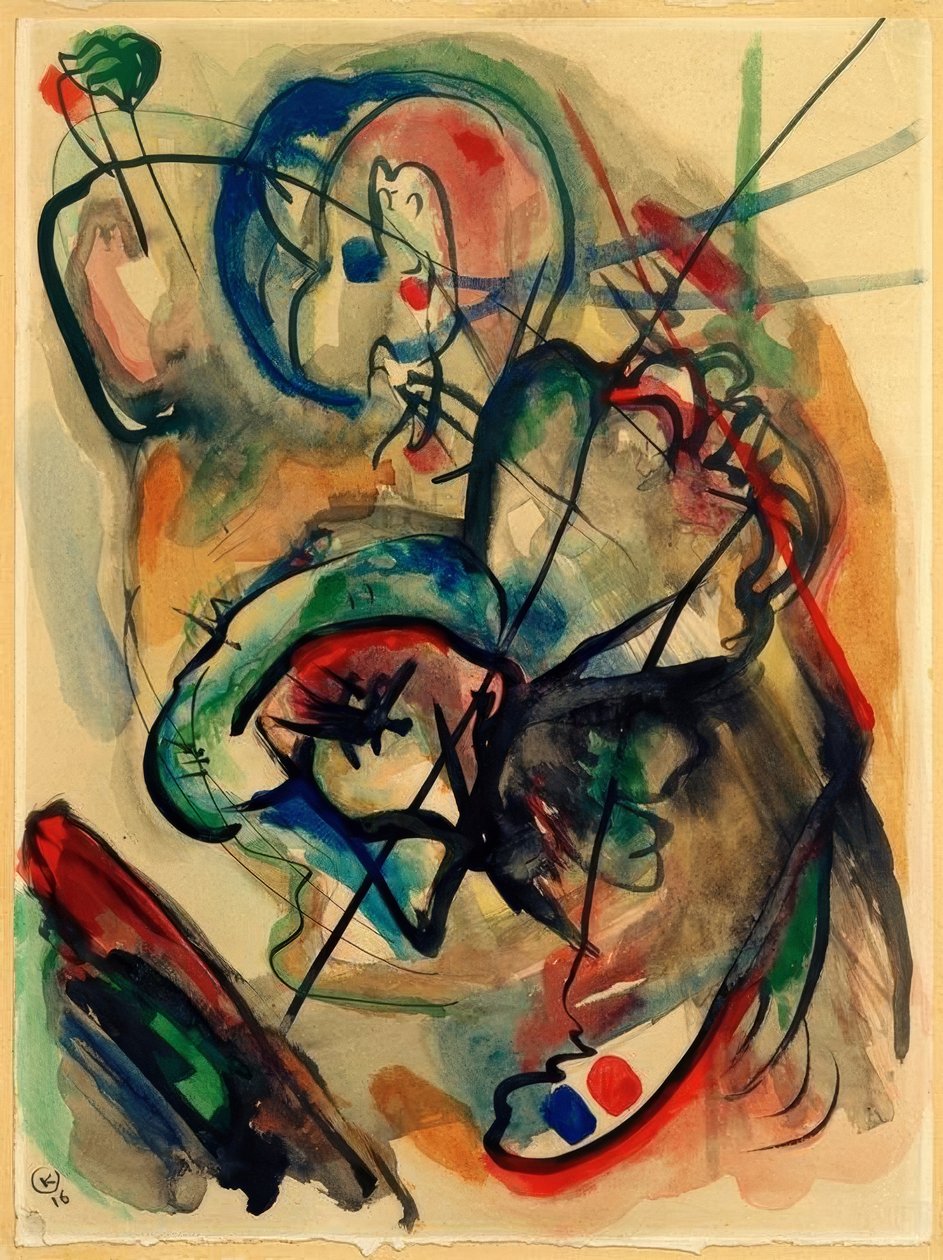 Concentré - Wassily Kandinsky