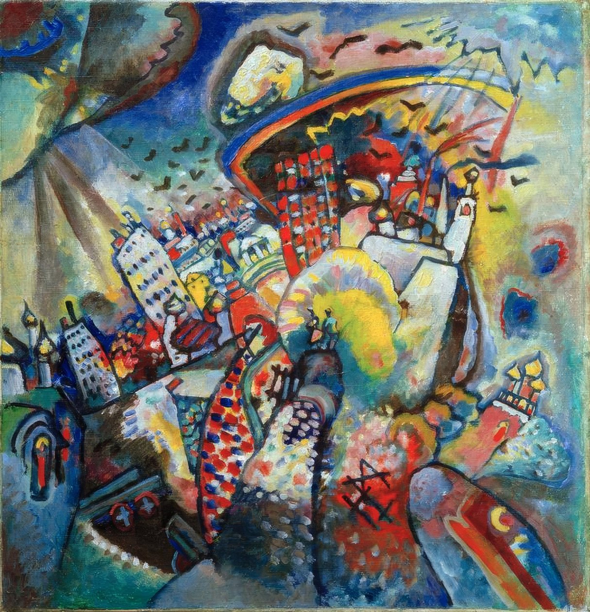 Moscou I - Wassily Kandinsky