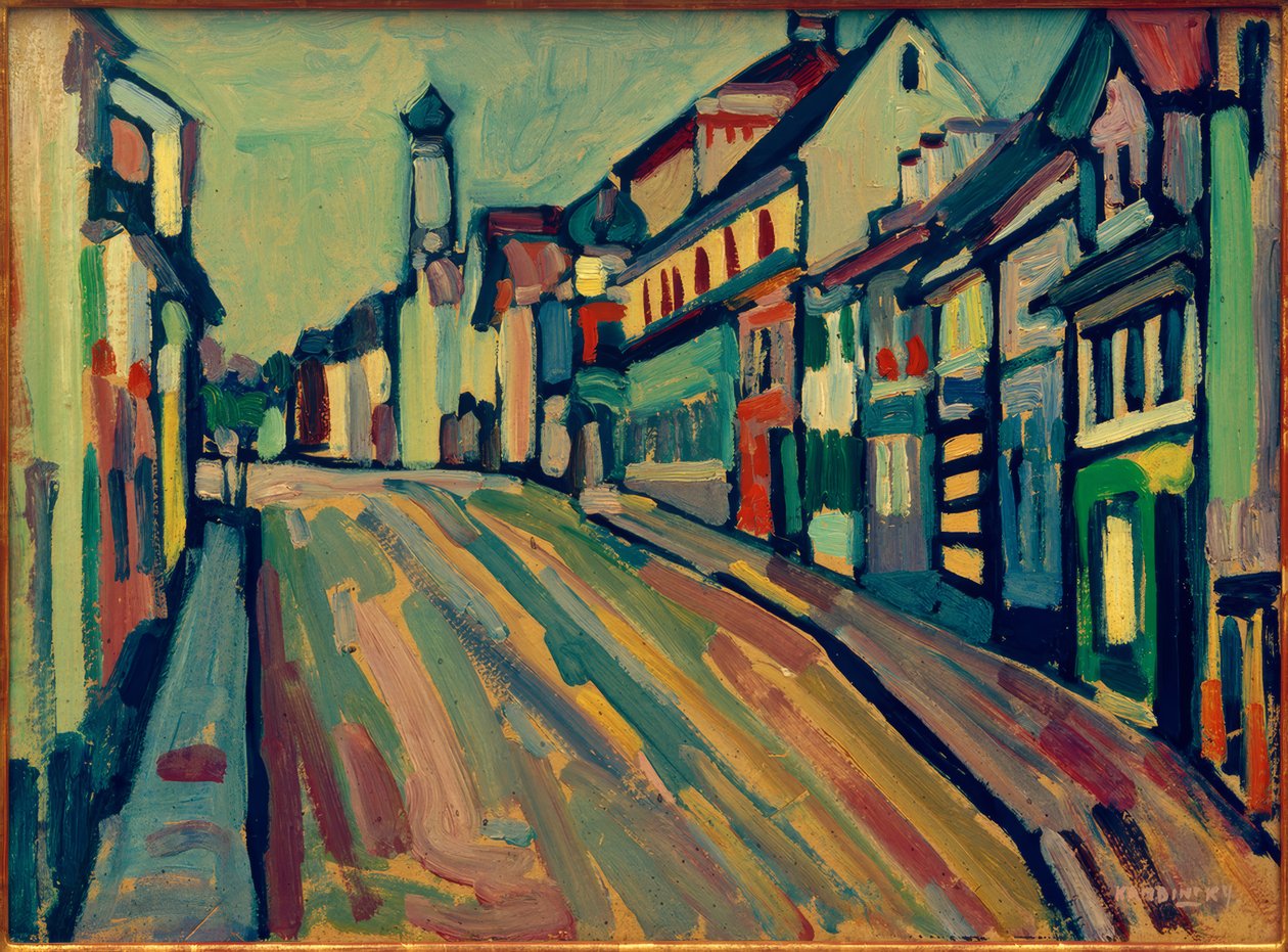 Murnau – Untermarkt - Wassily Kandinsky