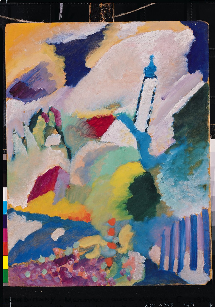 Murnau avec église I, 1910 - Wassily Kandinsky