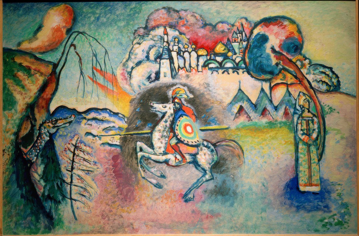 Cavalier, Saint Georges - Wassily Kandinsky