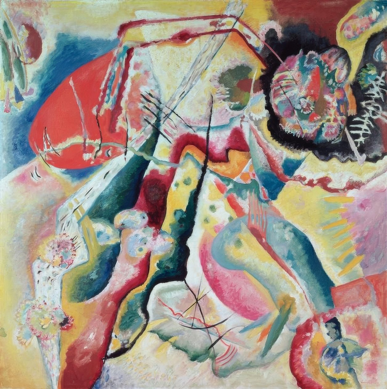 Tache Rouge - Wassily Kandinsky