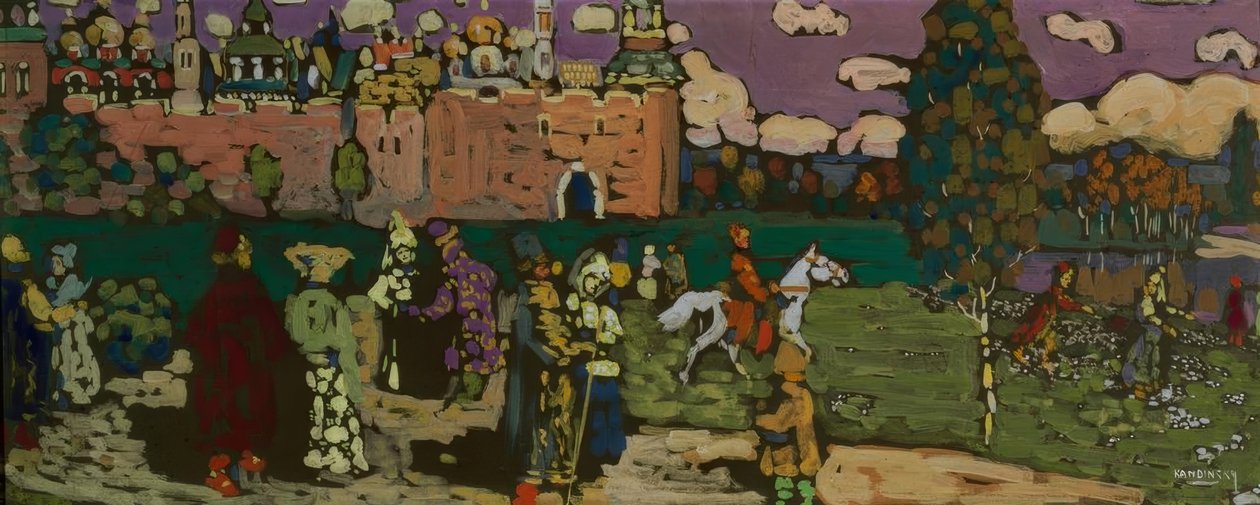 Scène russe - Wassily Kandinsky