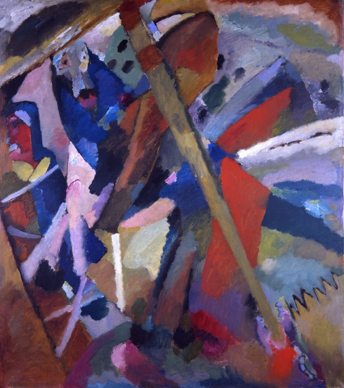 Saint Georges - Wassily Kandinsky