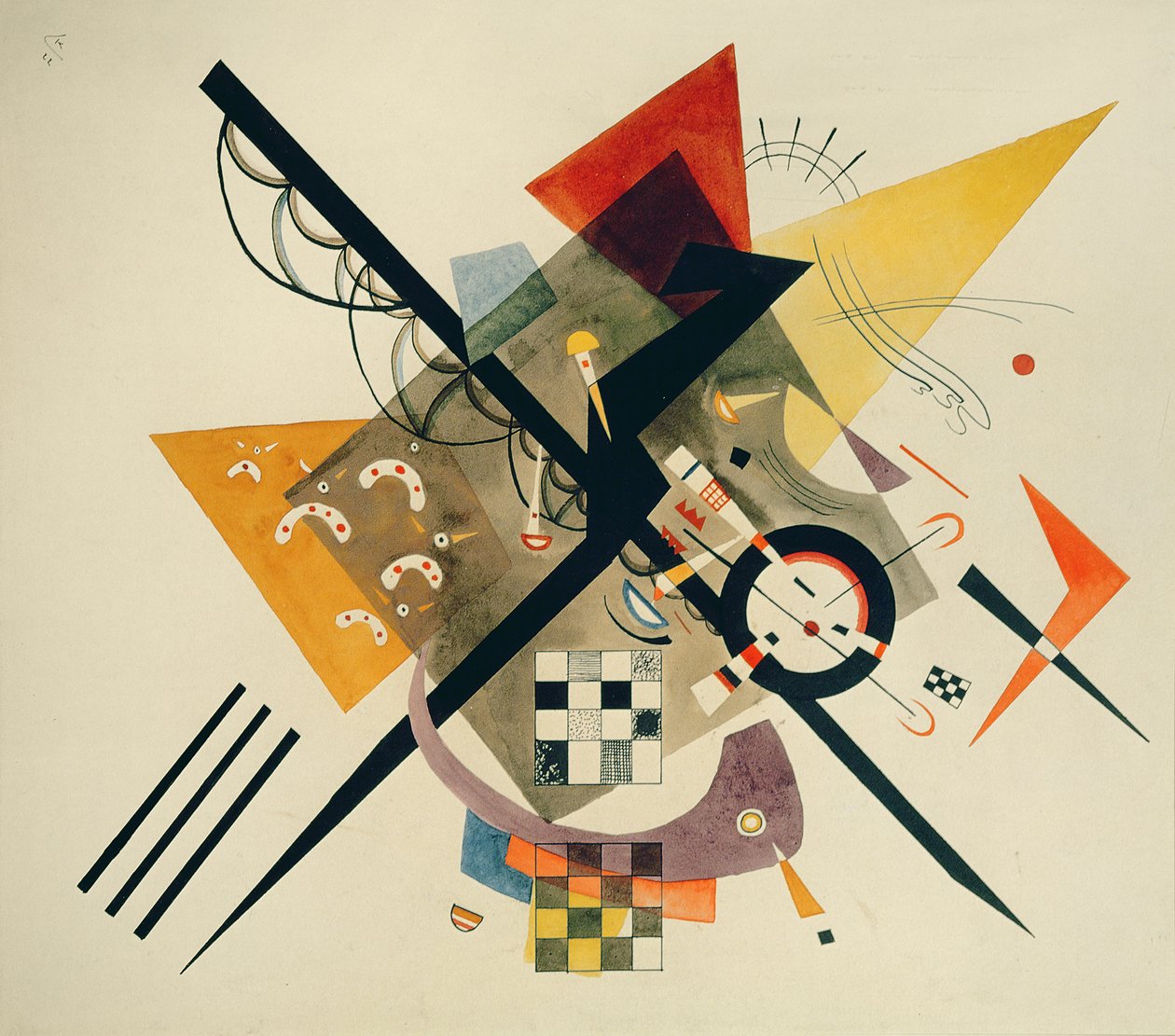 Étude pour Sur blanc II, 1922 - Wassily Kandinsky