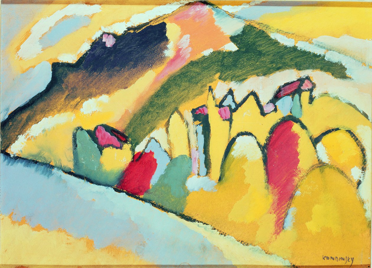 Étude en automne n°1, 1910 - Wassily Kandinsky