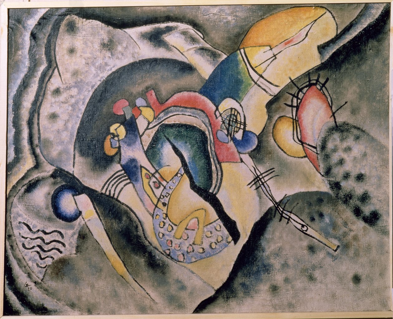Le Trait noir, 1920 - Wassily Kandinsky