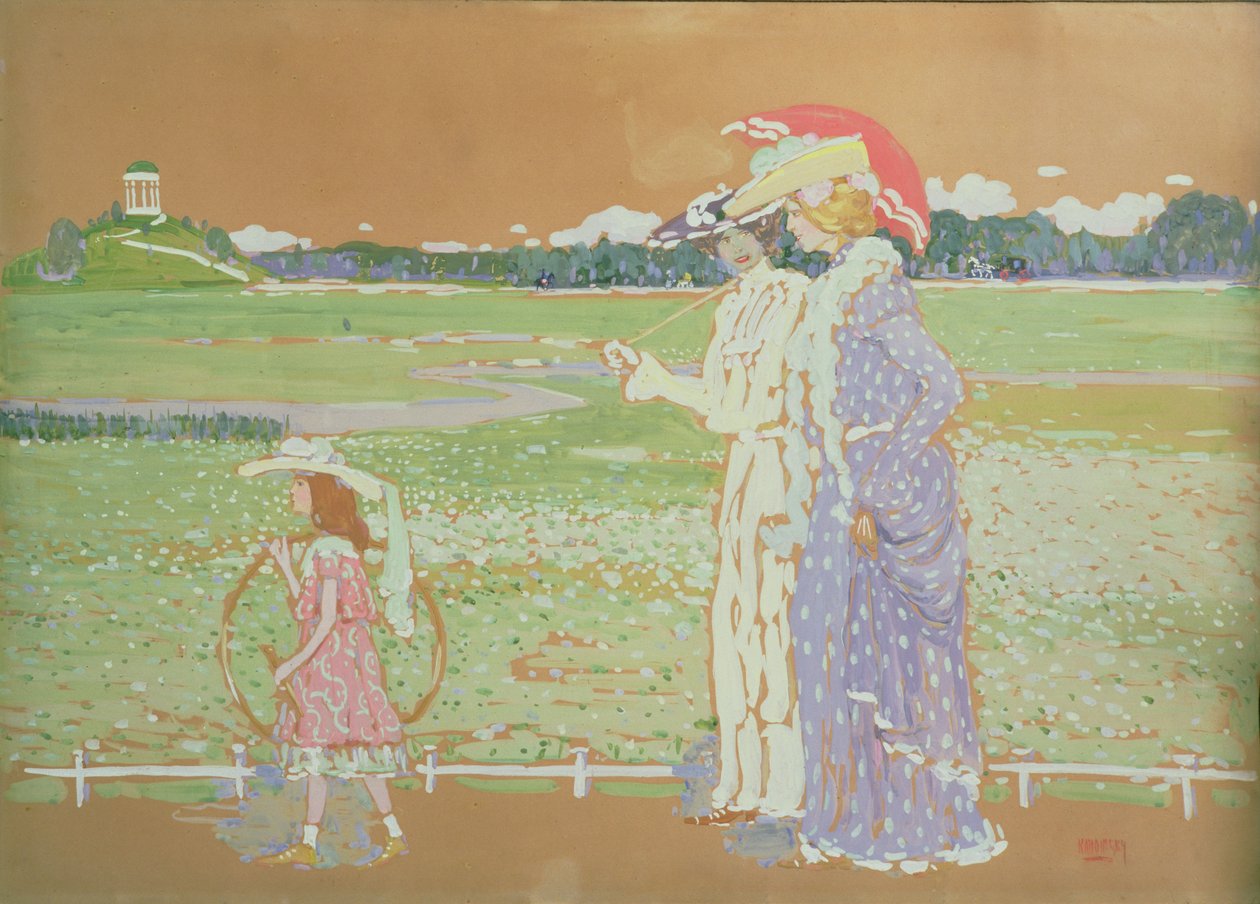 La Promenade, 1903 - Wassily Kandinsky