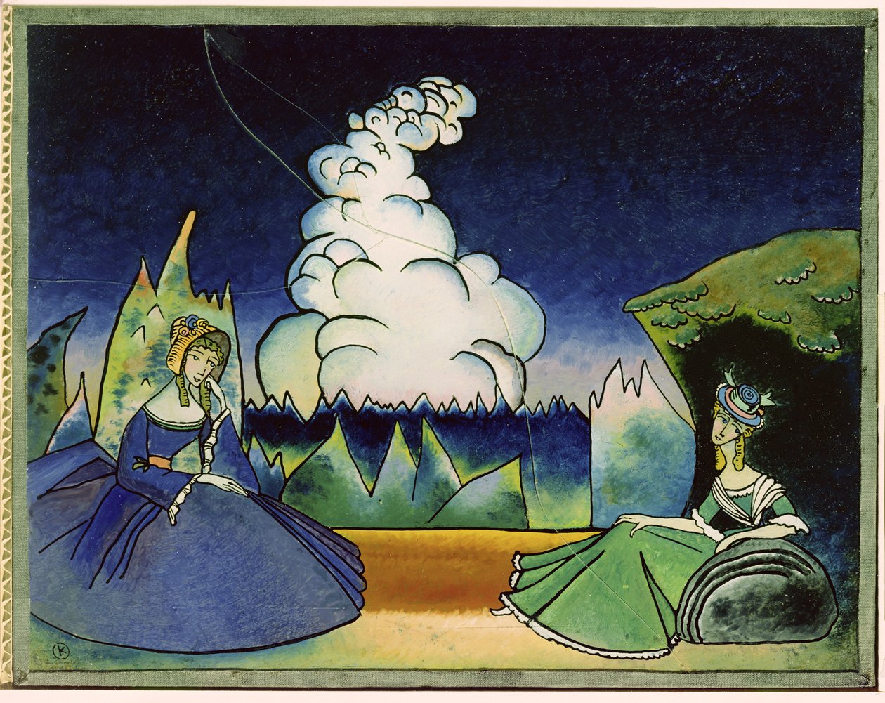 Nuage blanc, 1918 - Wassily Kandinsky