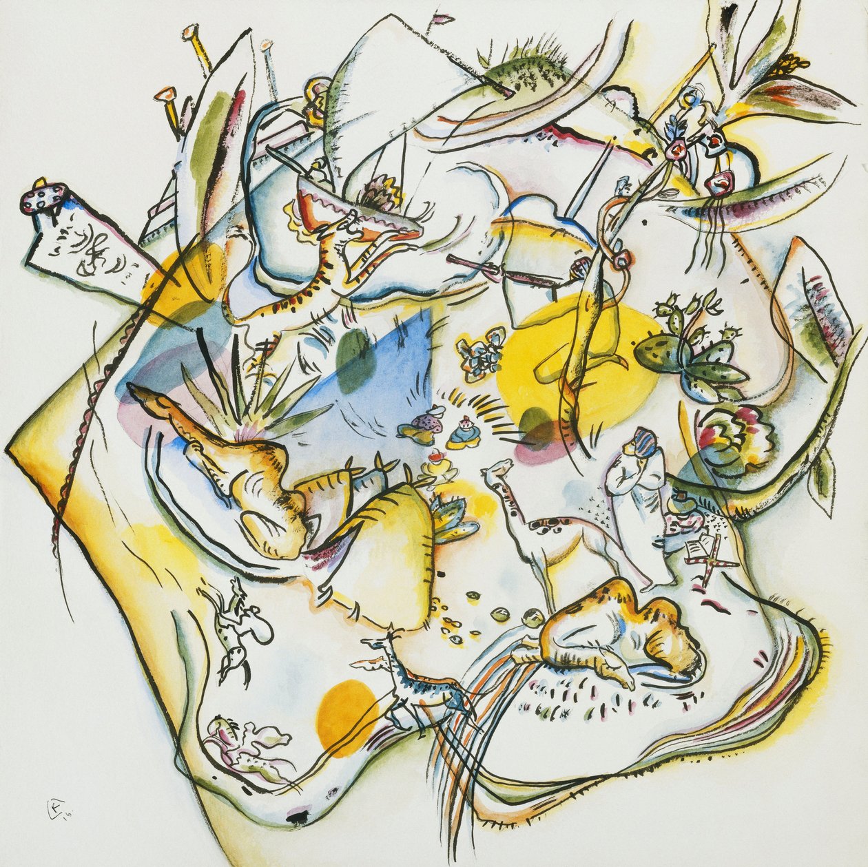 Afrique - Wassily Kandinsky