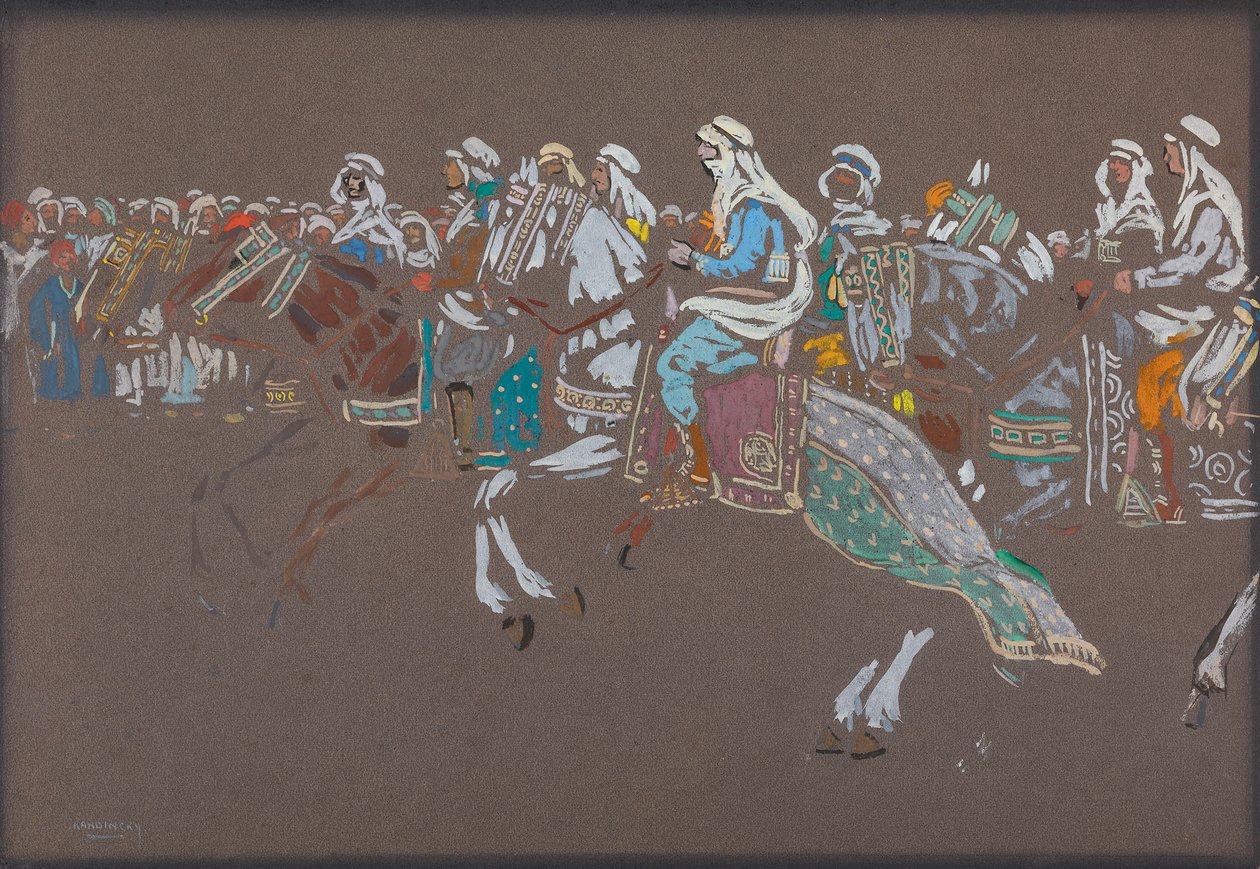 Cavalerie arabe - Wassily Kandinsky