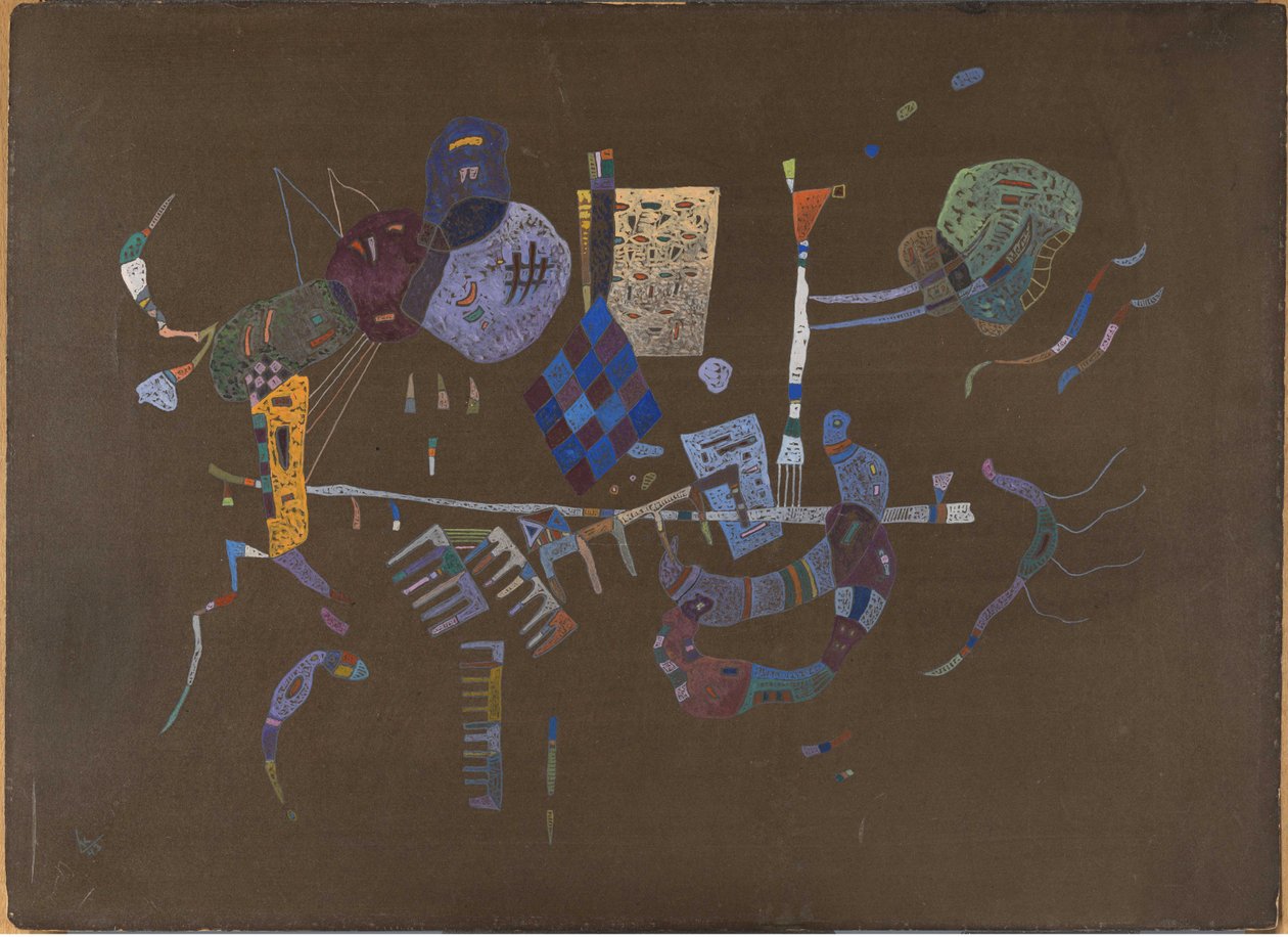 Autour de la Ligne, 1943 - Wassily Kandinsky