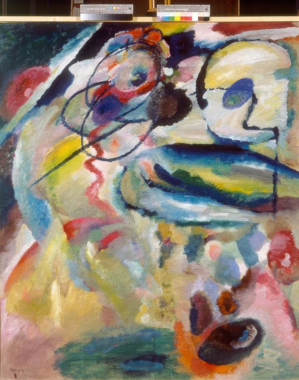 Image avec cercle - Wassily Kandinsky