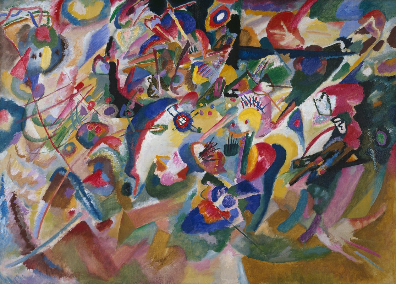 Esquisse 3 pour "Composition VII" - Wassily Kandinsky