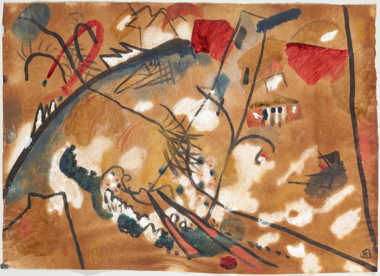 Projet pour "Improvisation 24 (Troika II)" - Wassily Kandinsky
