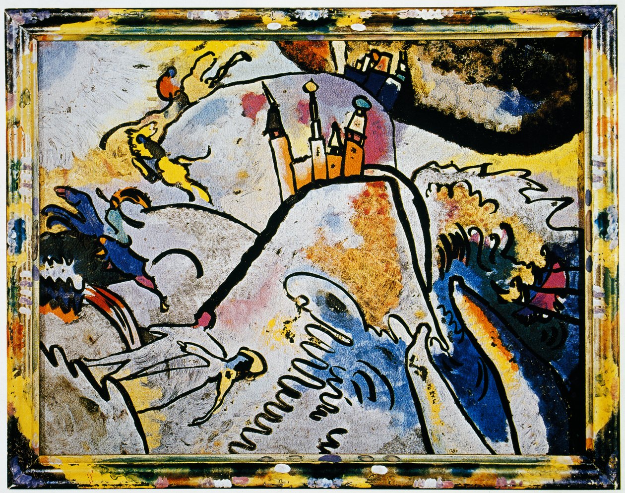Vitrail avec le Soleil (Petits plaisirs) - Wassily Kandinsky