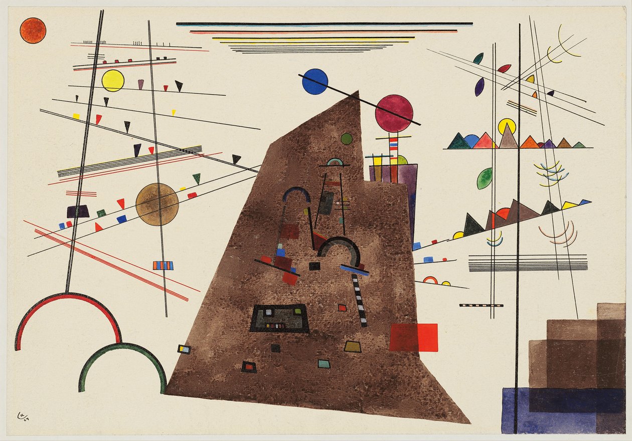 Lourd Entre Léger - Wassily Kandinsky