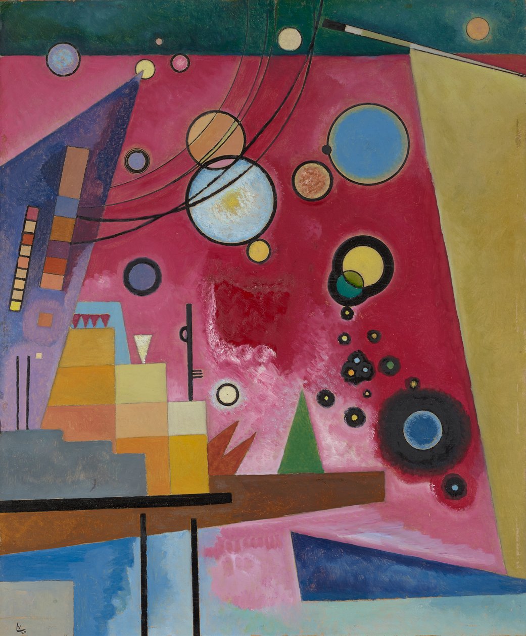 Rouge intense, 1924 - Wassily Kandinsky