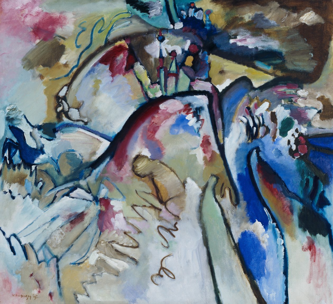 Improvisation 21 a - Wassily Kandinsky