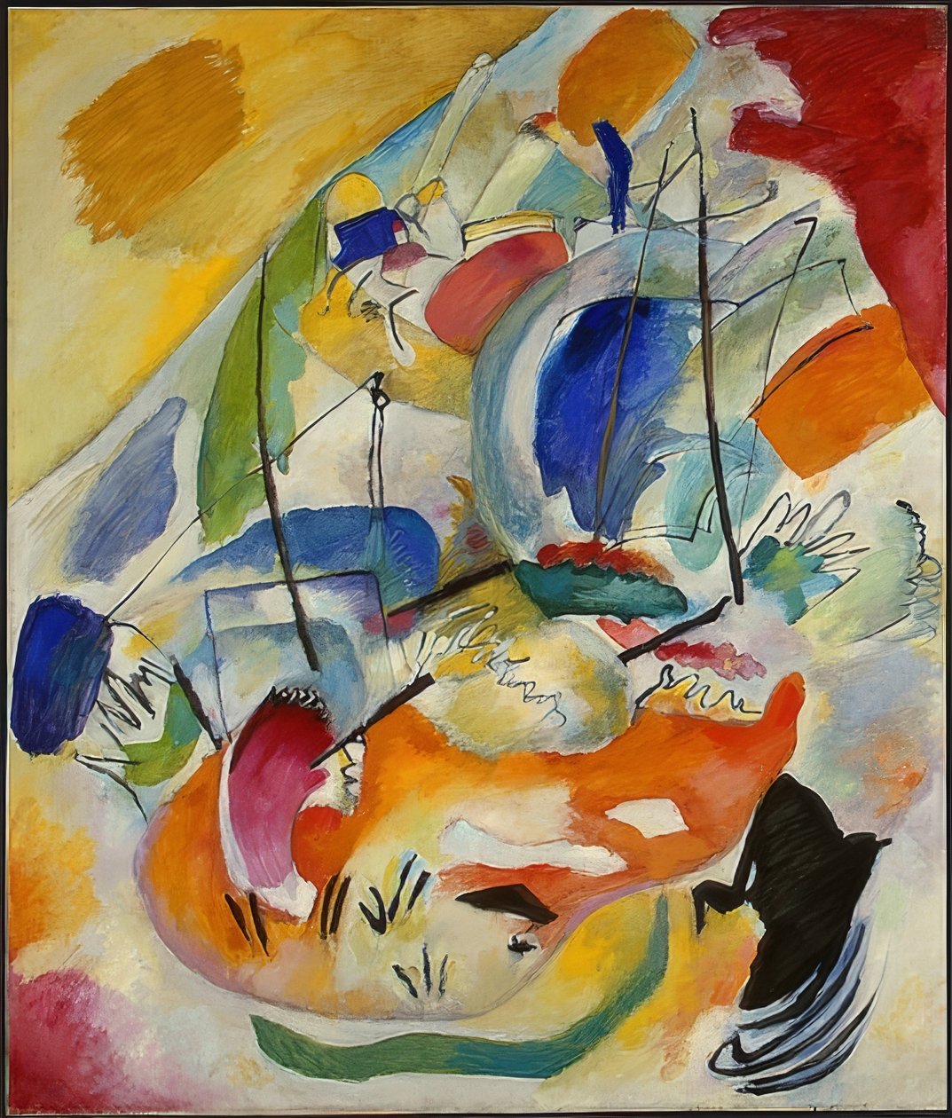 Improvisation 31 (Bataille navale). 1913 - Wassily Kandinsky