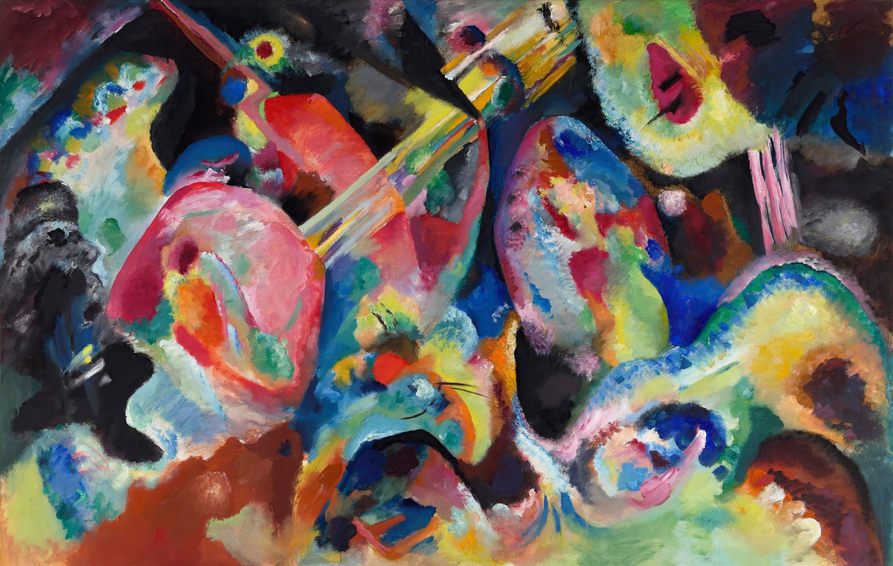 Improvisation. Déluge, 1913 - Wassily Kandinsky