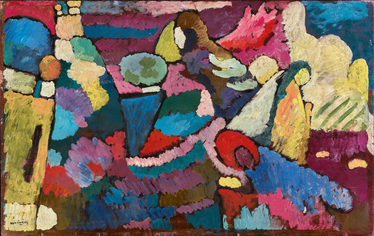Improvisation sur acajou - Wassily Kandinsky