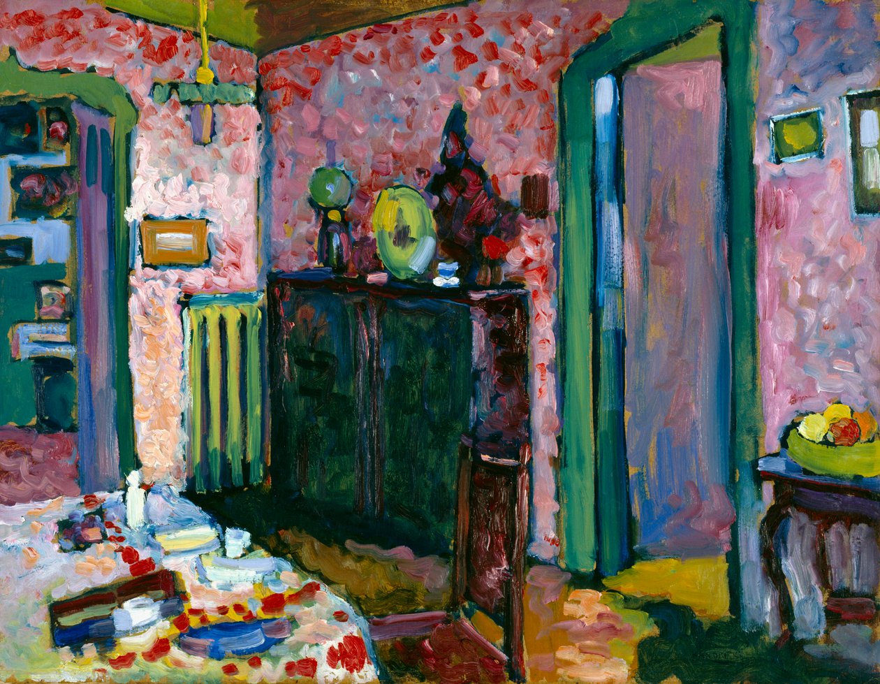 Intérieur (Ma salle à manger) - Wassily Kandinsky