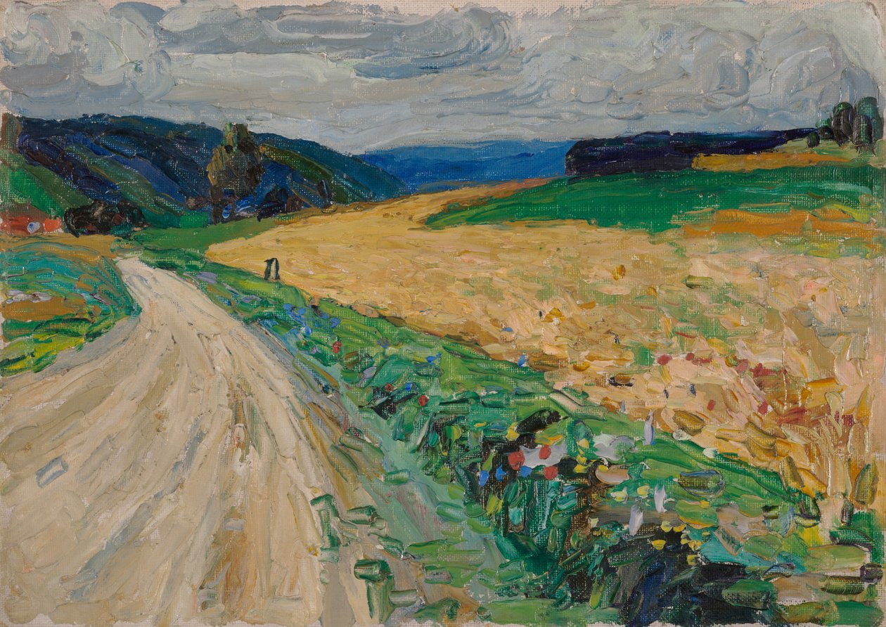 Kallmünz – Étude de nature pour la diligence jaune - Wassily Kandinsky