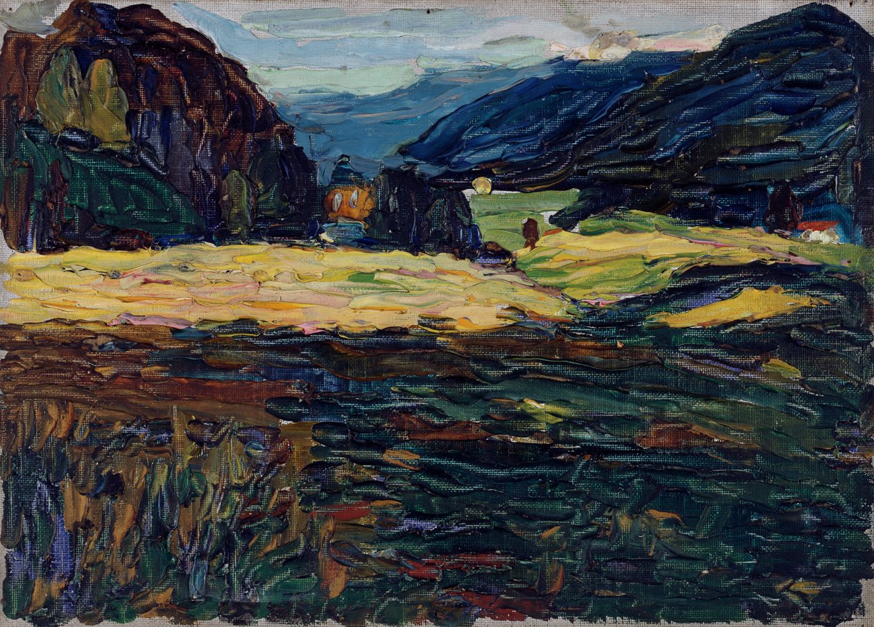 Kochel – Paysage avec petit château - Wassily Kandinsky