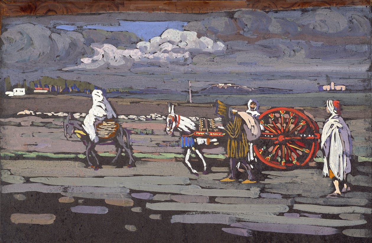 Route de campagne - Wassily Kandinsky
