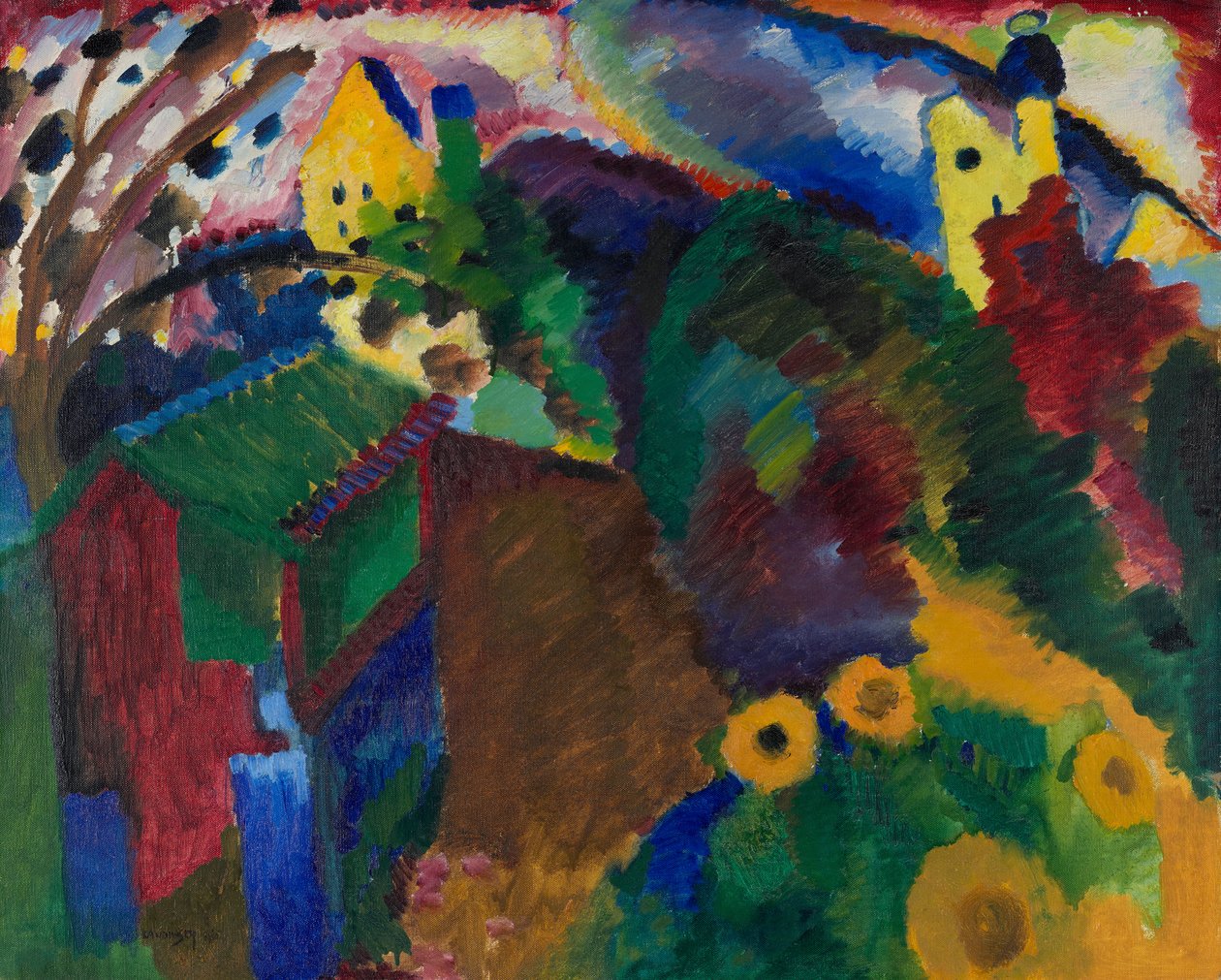 Murnau – Jardin - Wassily Kandinsky