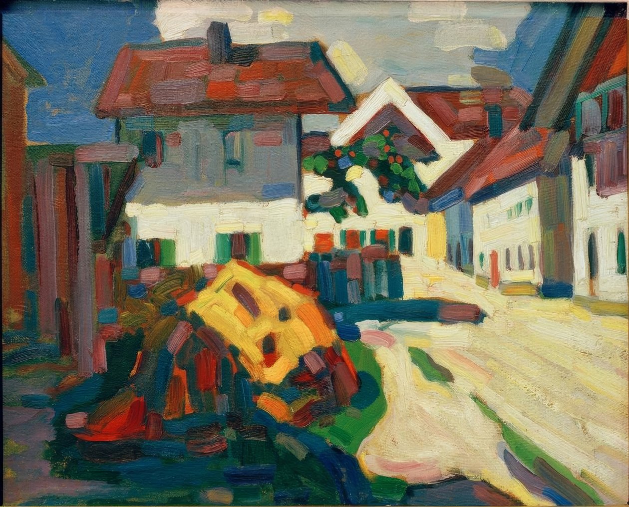 Murnau – Groupe de maisons - Wassily Kandinsky
