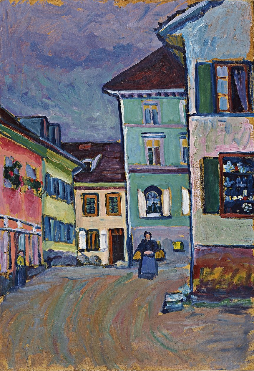Murnau. Johannisstrasse, 1908 - Wassily Kandinsky